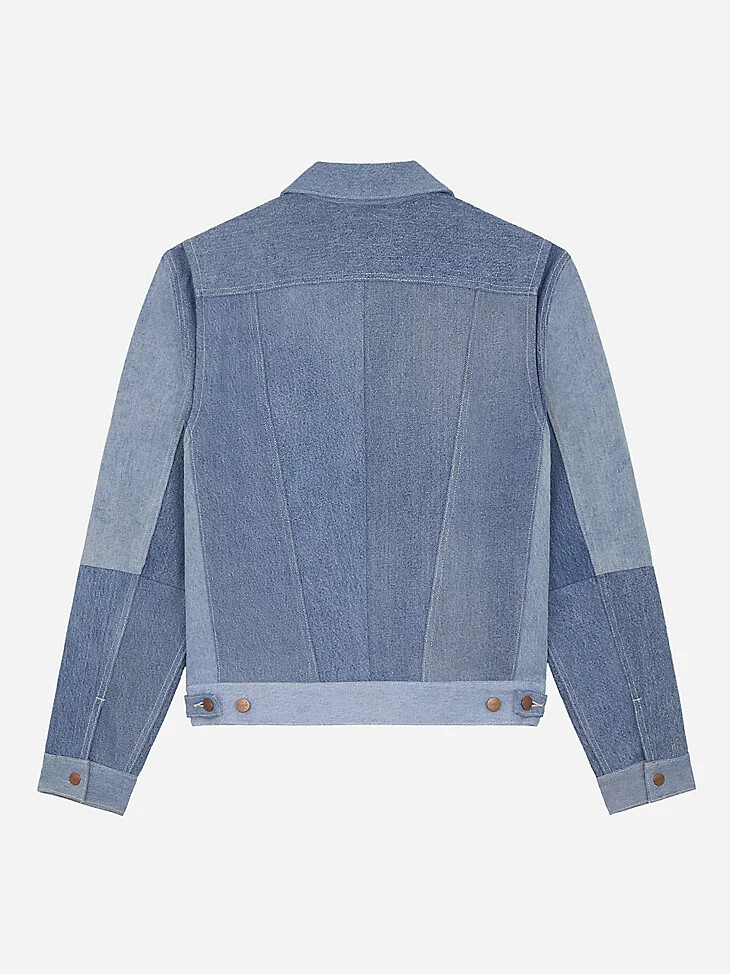 wrangler x beyond retro icons jacke hell gewaschen
