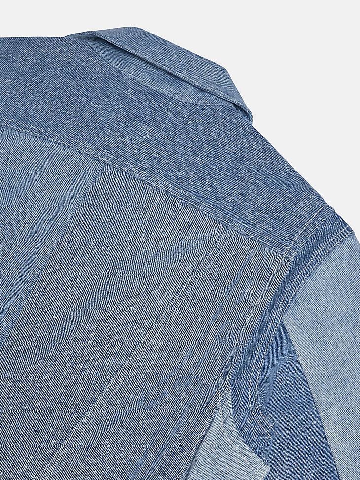 wrangler x beyond retro icons jacke hell gewaschen
