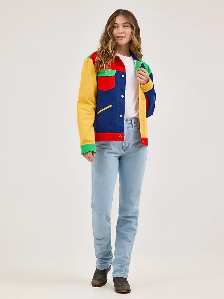 wrangler x happy socks denim daze jacke mehrfarbig