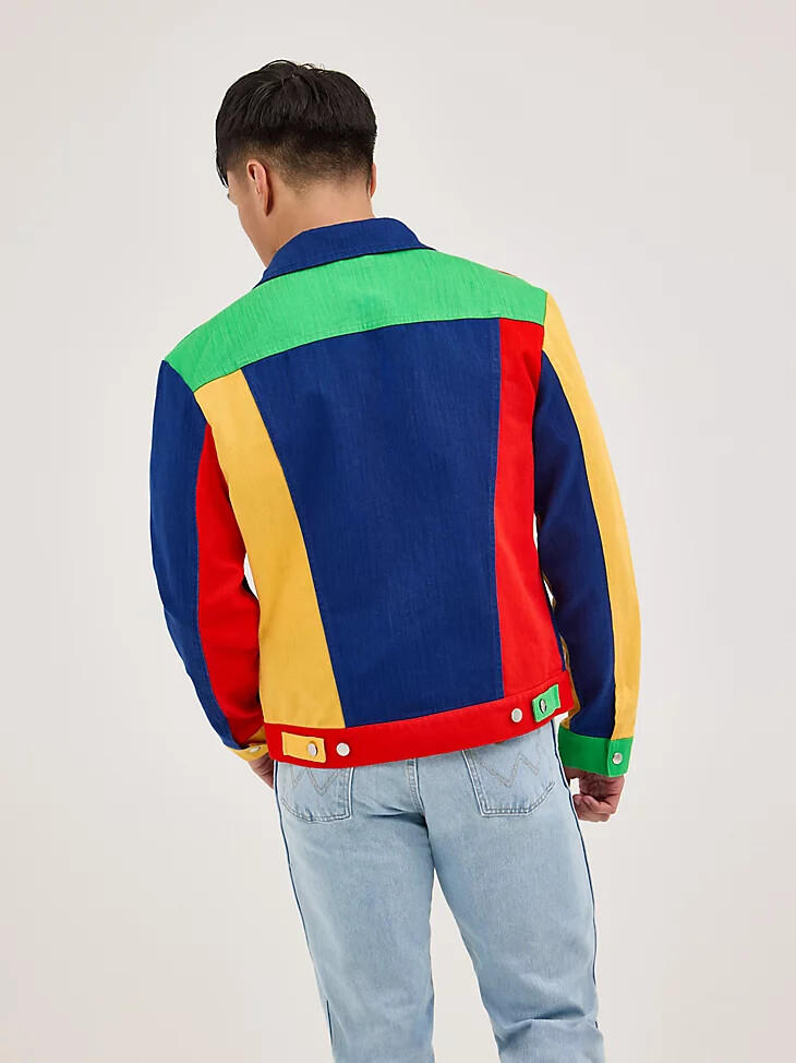 wrangler x happy socks denim daze jacke mehrfarbig