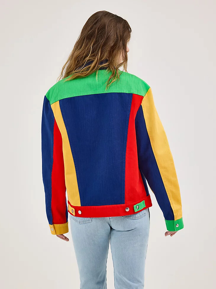 wrangler x happy socks denim daze jacke mehrfarbig
