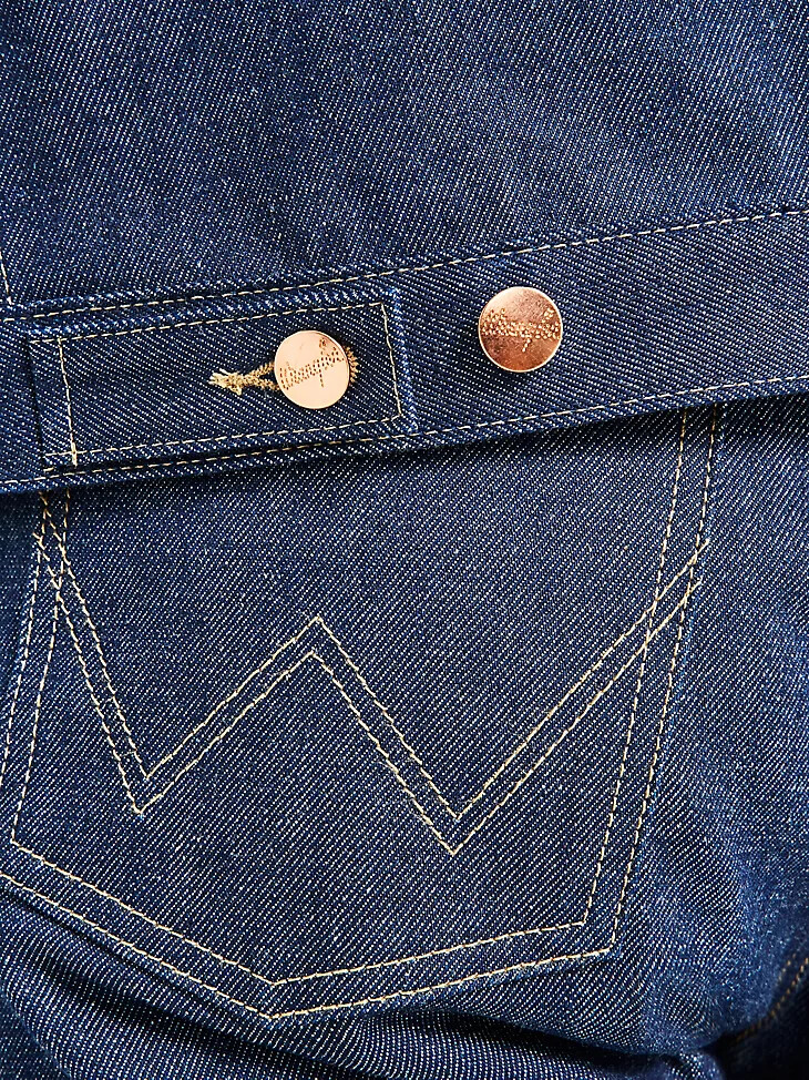 cone denim herrenjacke white oak selvedge raw indigo