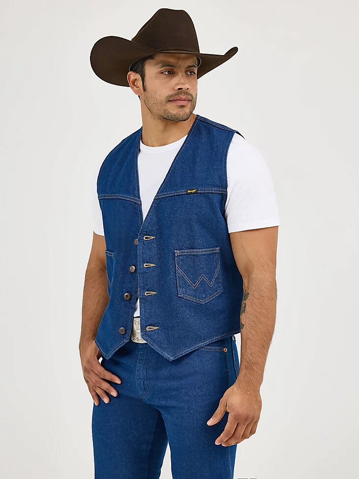 wrangler ungefütterte jeansweste vorgewaschen