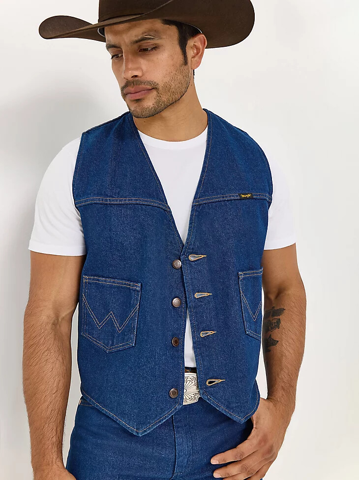 wrangler ungefütterte jeansweste vorgewaschen