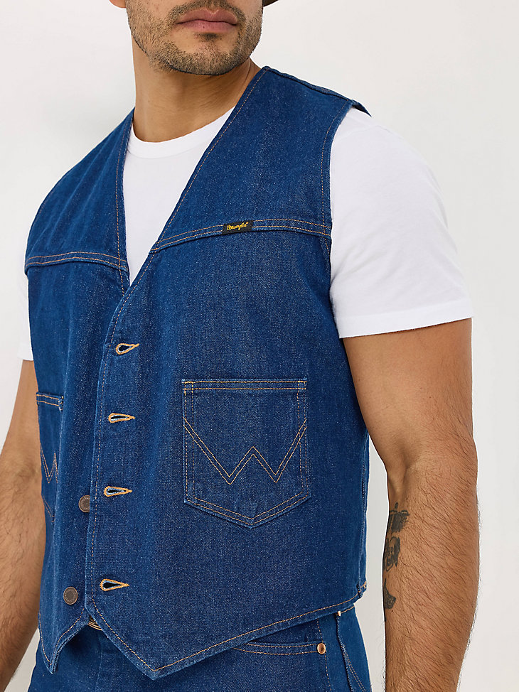 wrangler ungefütterte jeansweste vorgewaschen