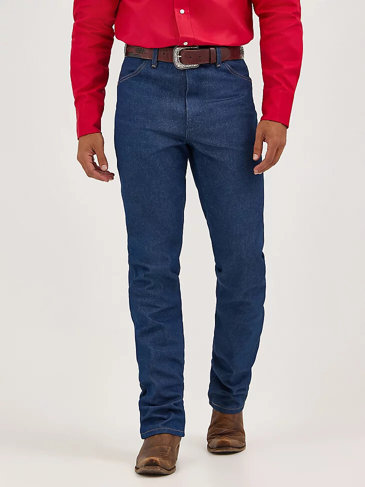 wrangler cowboy cut rigid slim fit jeans rigid indigo