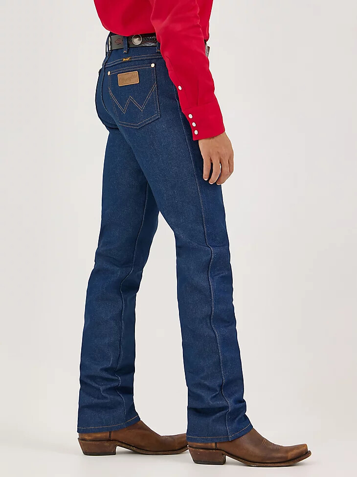 wrangler cowboy cut rigid slim fit jeans rigid indigo