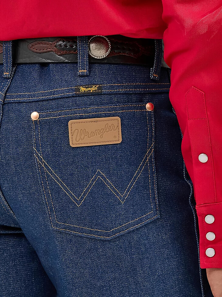 wrangler cowboy cut rigid slim fit jeans rigid indigo
