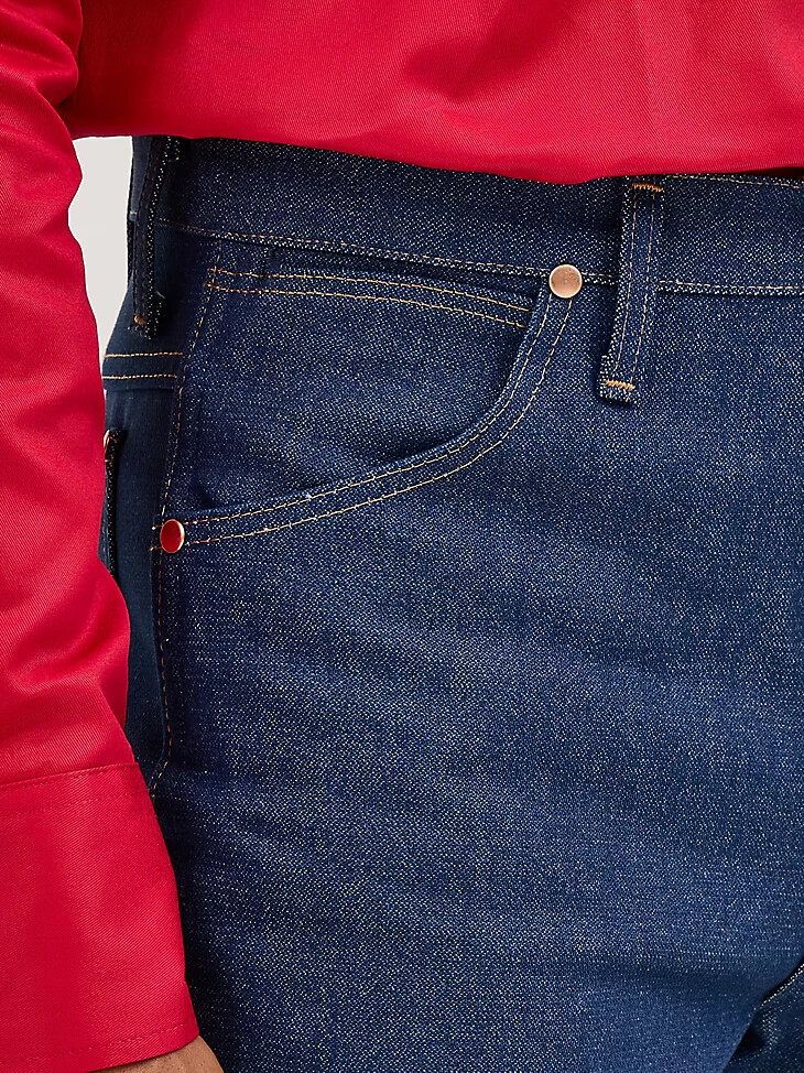 wrangler cowboy cut rigid slim fit jeans rigid indigo