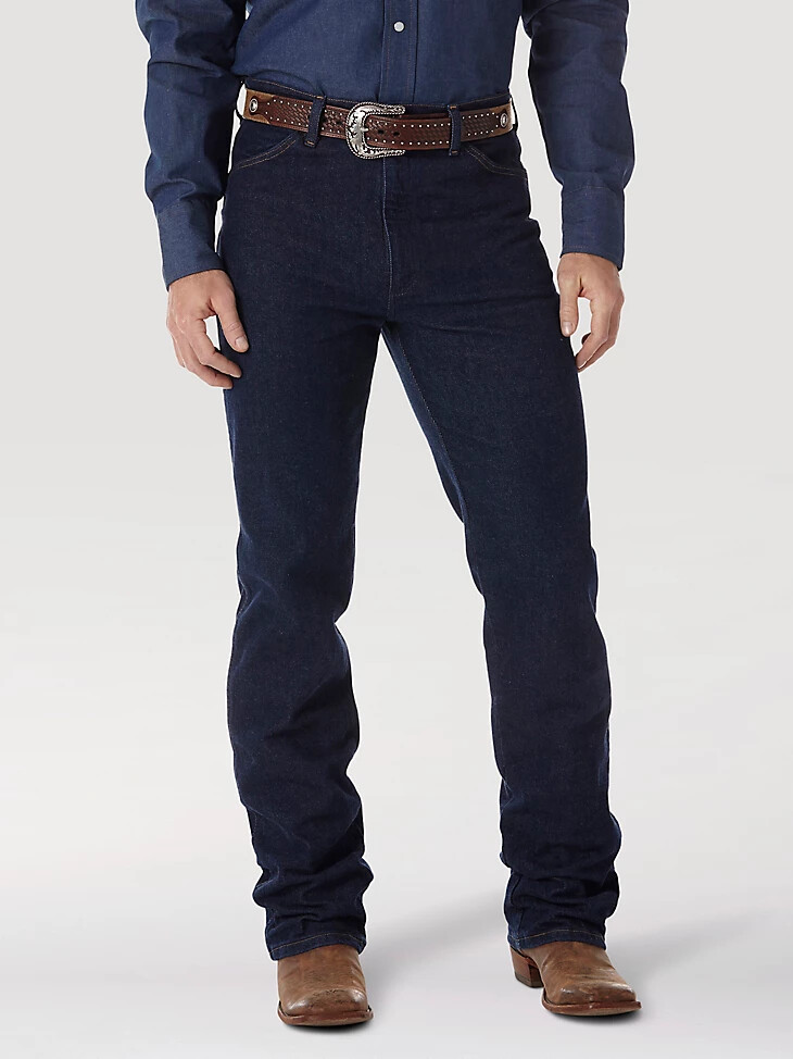 wrangler cowboy cut navy stretch slim fit jeans navy