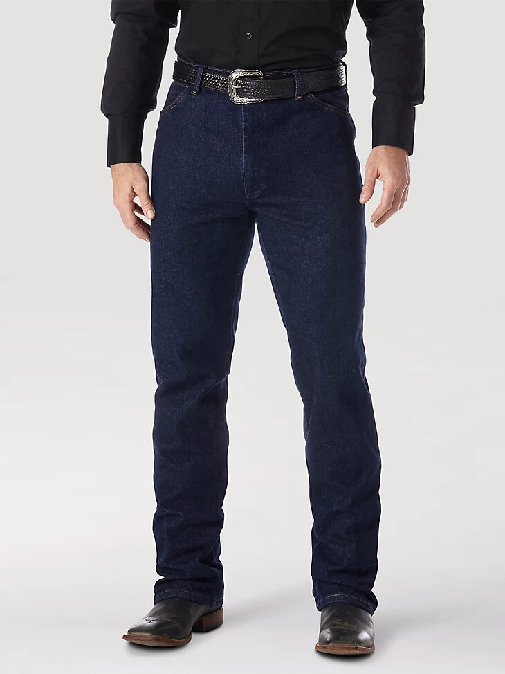 wrangler cowboy cut bootcut stretch regular fit jeans navy