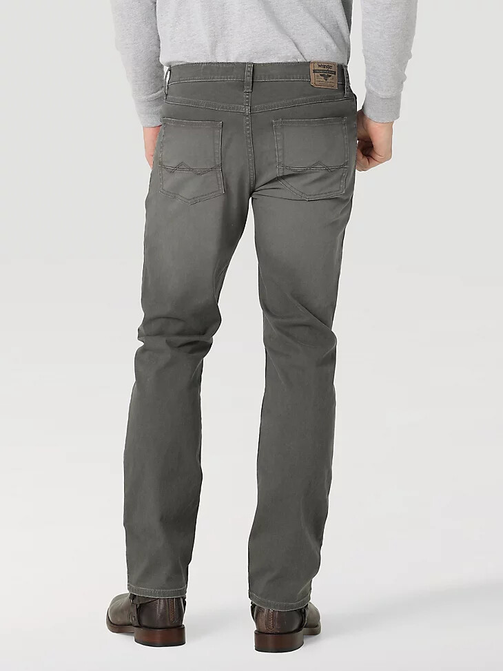 free to stretch herrenjeans mit geradem schnitt anthrazit