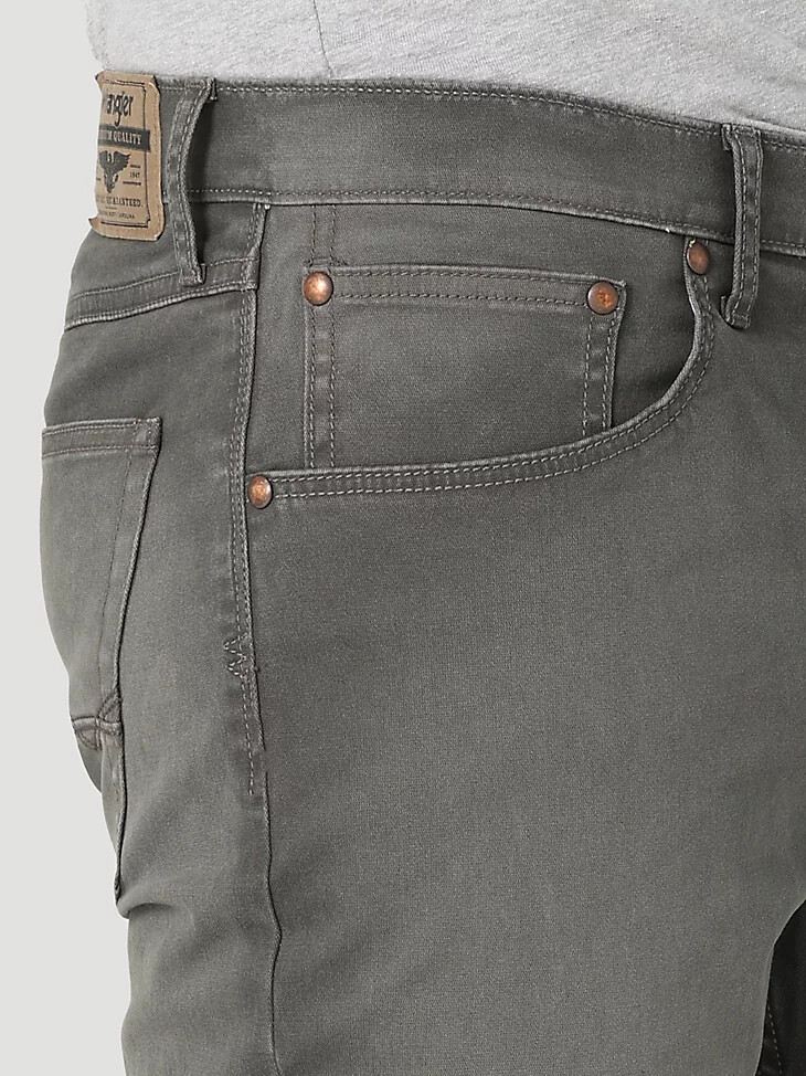 free to stretch herrenjeans mit geradem schnitt anthrazit