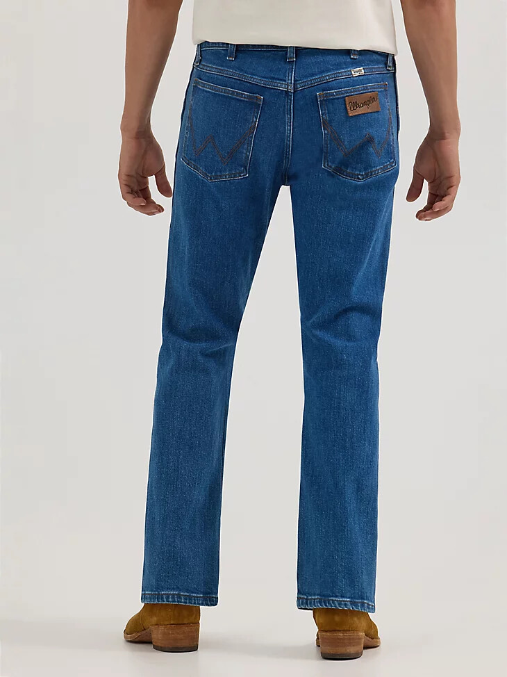 herren bootcut-jeans helle cowboy-waschung