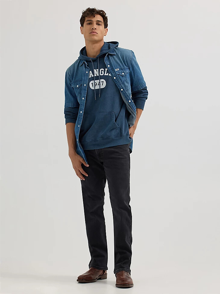 herren bootcut-jeans night fever schwarz
