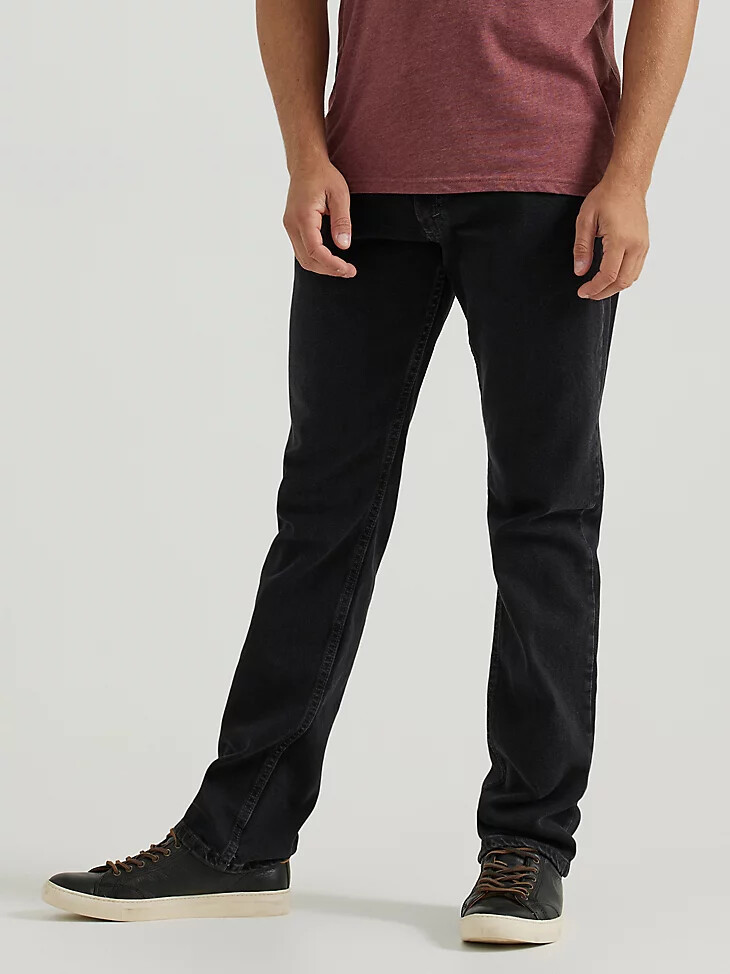 herren athletic fit flex jeans schwarz gewaschen