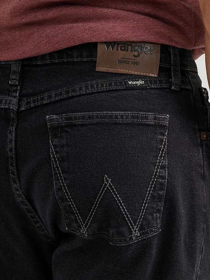 herren athletic fit flex jeans schwarz gewaschen