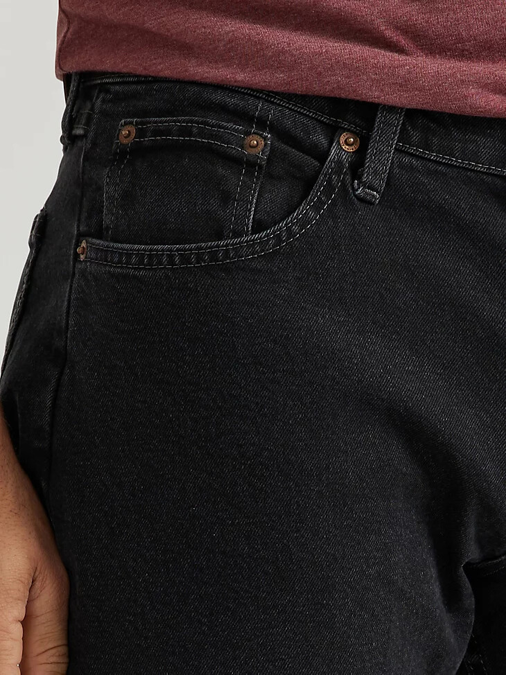 herren athletic fit flex jeans schwarz gewaschen