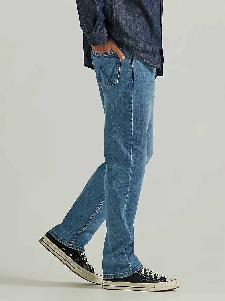 herren-jeans „regular fit flex in heller waschung
