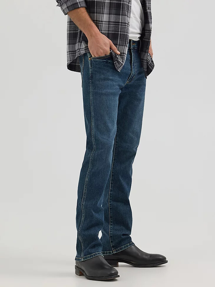 klassische bootcut-jeans für herren hobbled