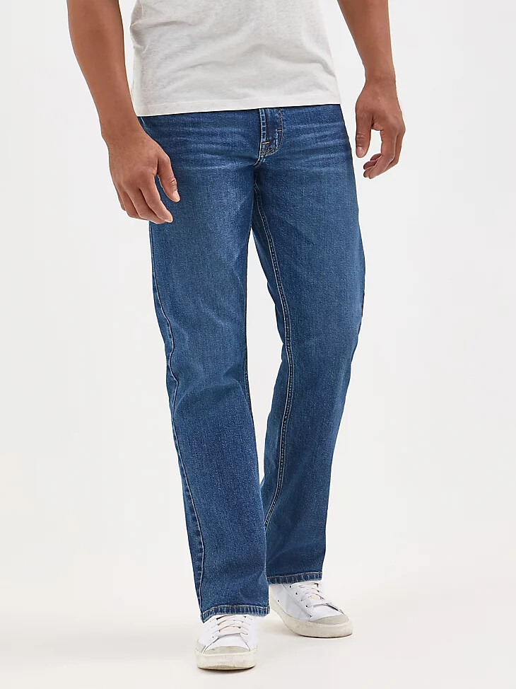 wrangler herren five star premium flex relaxed fit bootcut jeans livingston