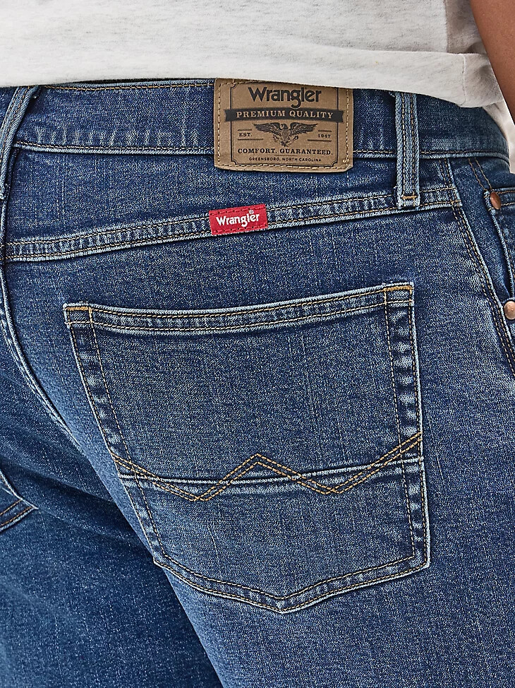 wrangler herren five star premium flex relaxed fit bootcut jeans livingston