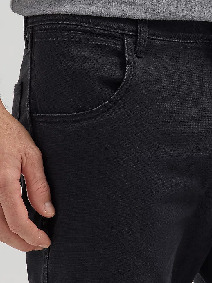 herren five star premium performance canvas jeans schwarz