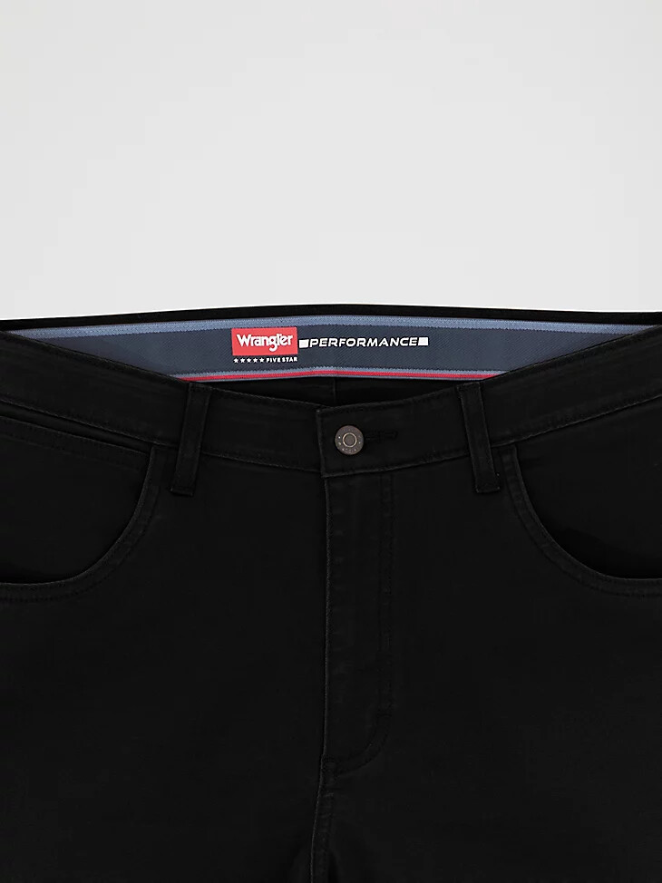 herren five star premium performance canvas jeans schwarz
