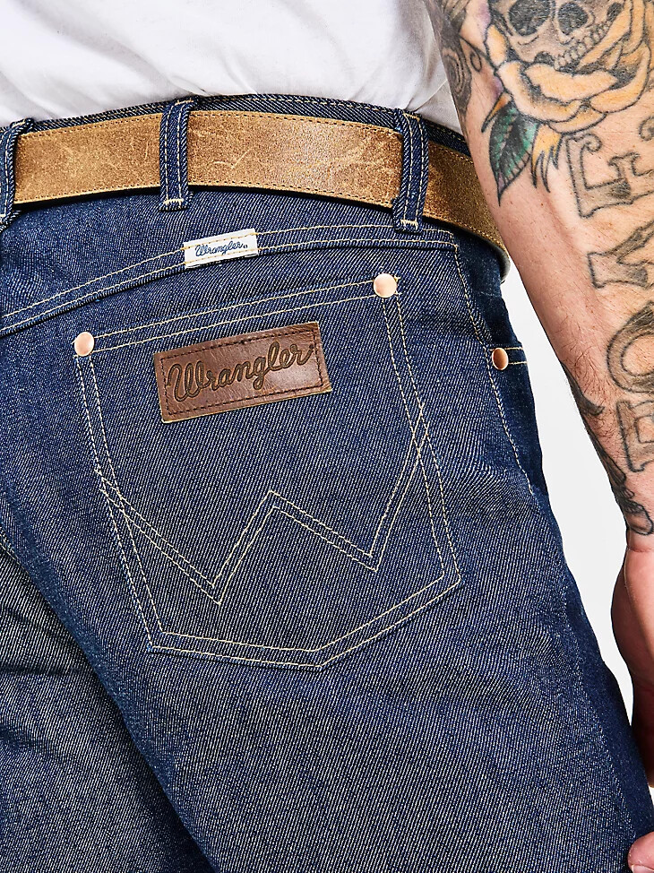 mens cone denim white oak selvedge jeans raw indigo