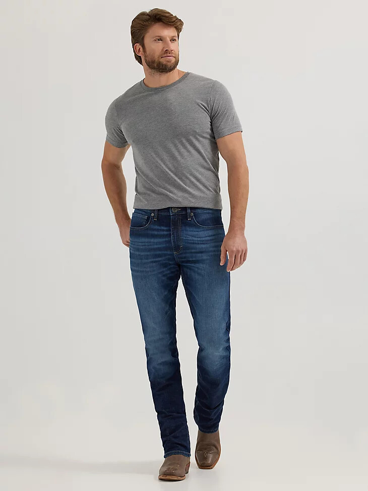 wrangler 20x nr. 44 slim fit straight leg jeans für herren modell brockton