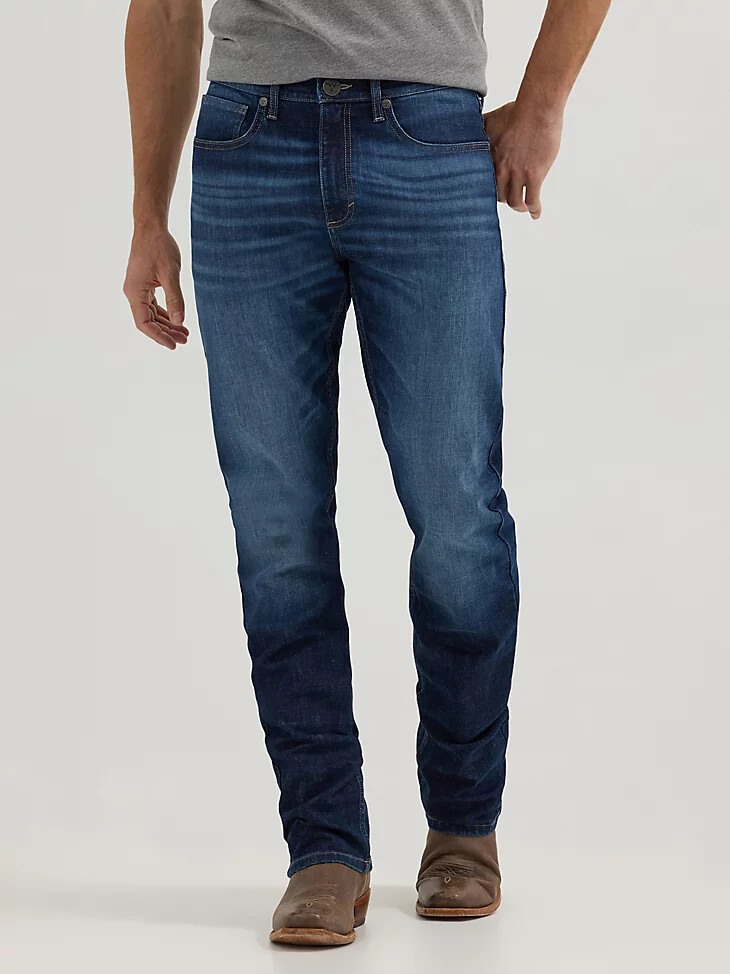 wrangler 20x nr. 44 slim fit straight leg jeans für herren modell brockton