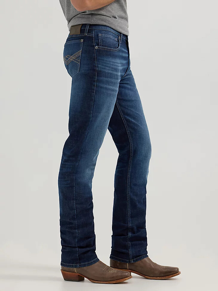 wrangler 20x nr. 44 slim fit straight leg jeans für herren modell brockton