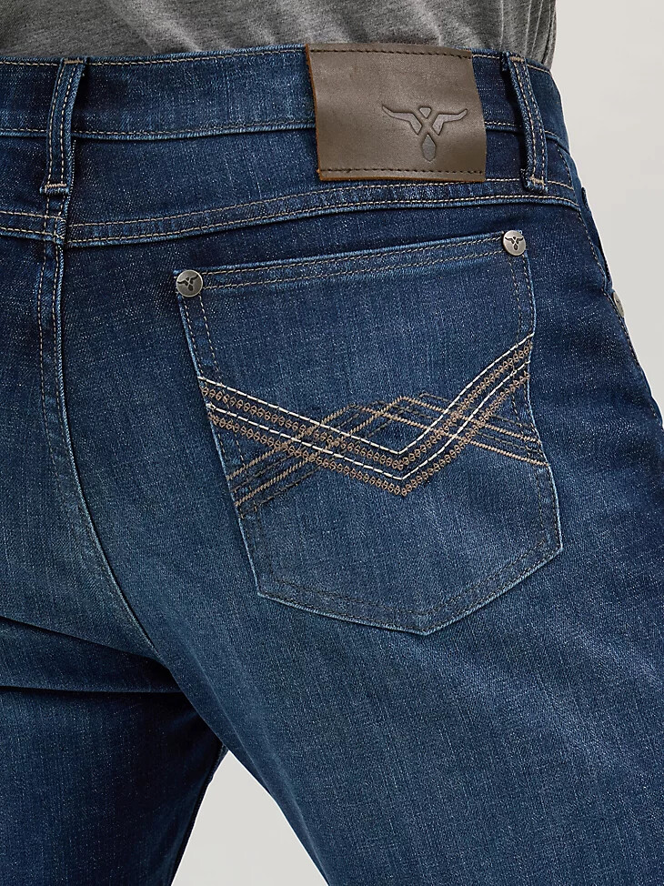 wrangler 20x nr. 44 slim fit straight leg jeans für herren modell brockton