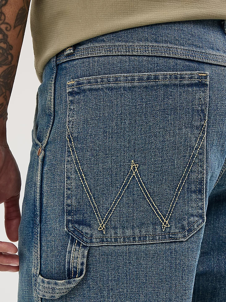 herren carpenter jeans verwaschenes blau