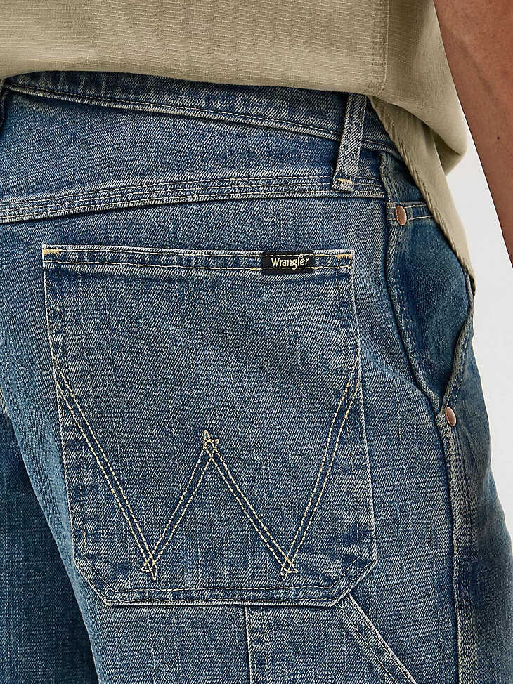 herren carpenter jeans verwaschenes blau