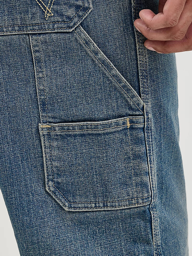 herren carpenter jeans verwaschenes blau