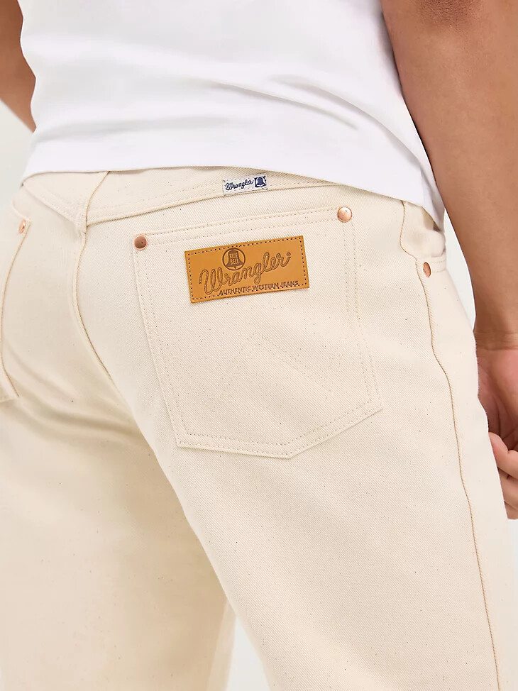 blue bell raw denim herrenjeans ecru