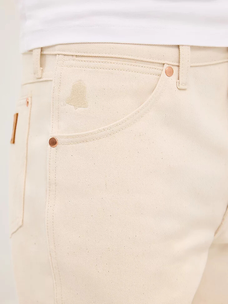 blue bell raw denim herrenjeans ecru