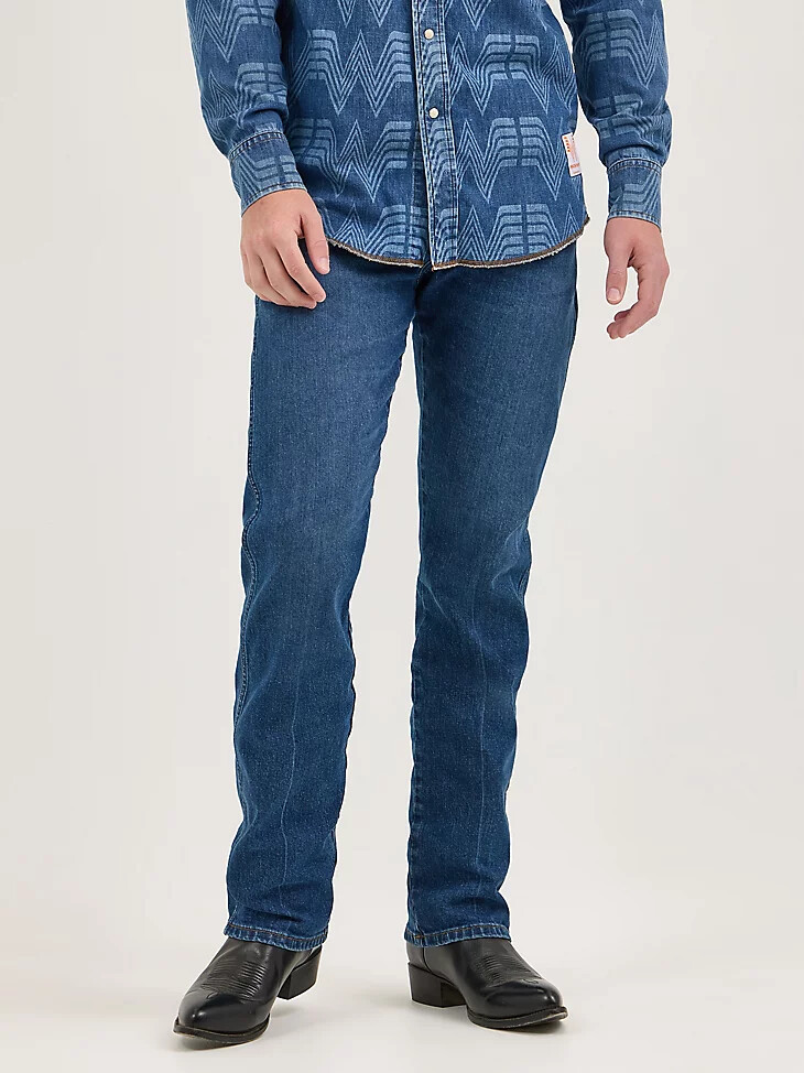 wrangler x whataburger slim straight leg retro jeans rodeo dust fade