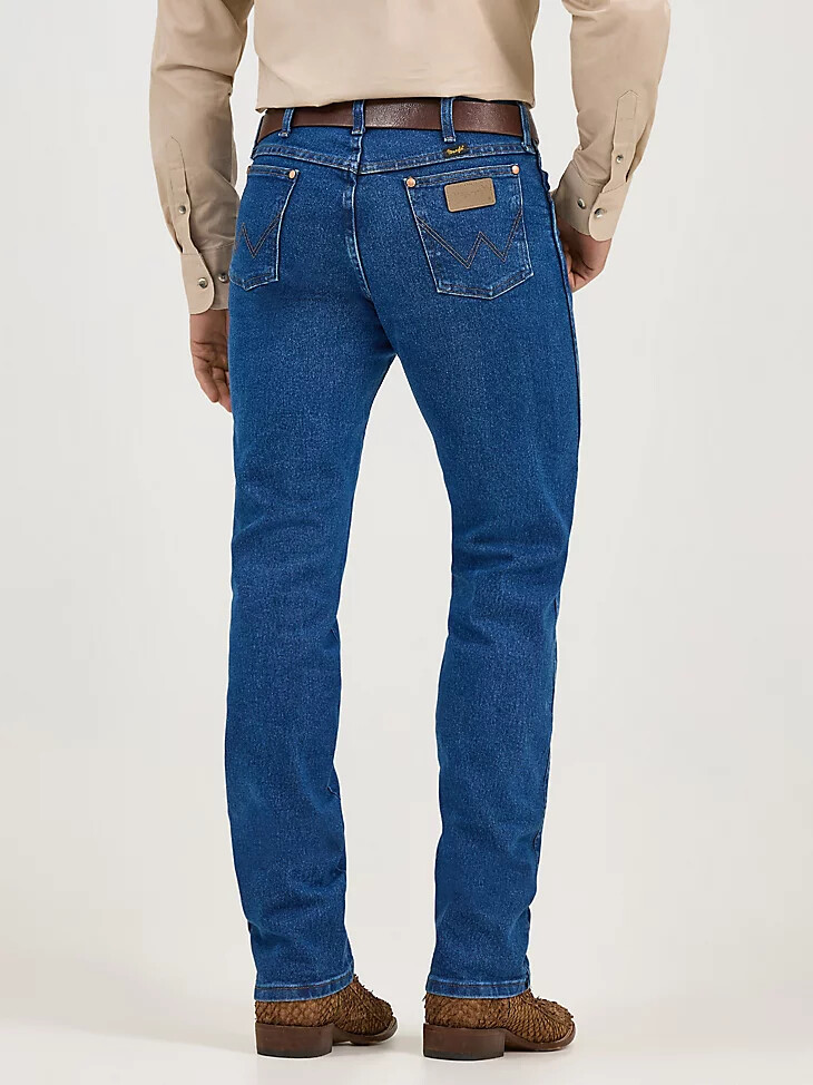 wrangler cowboy cut original fit active flex jeans stonewash