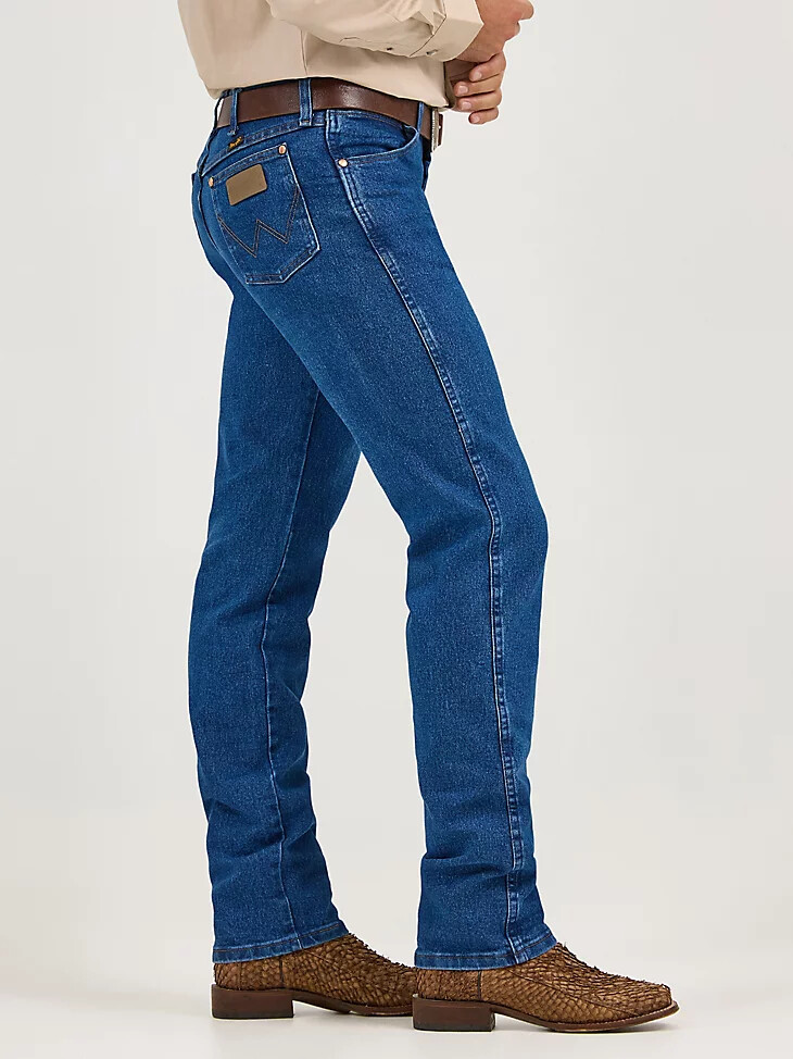wrangler cowboy cut original fit active flex jeans stonewash