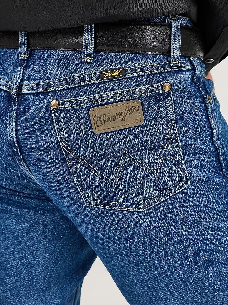 george strait cowboy cut original fit jeans schwerer stone denim