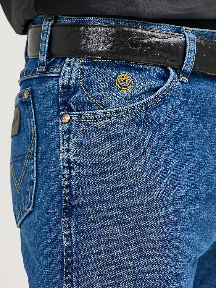 george strait cowboy cut original fit jeans schwerer stone denim