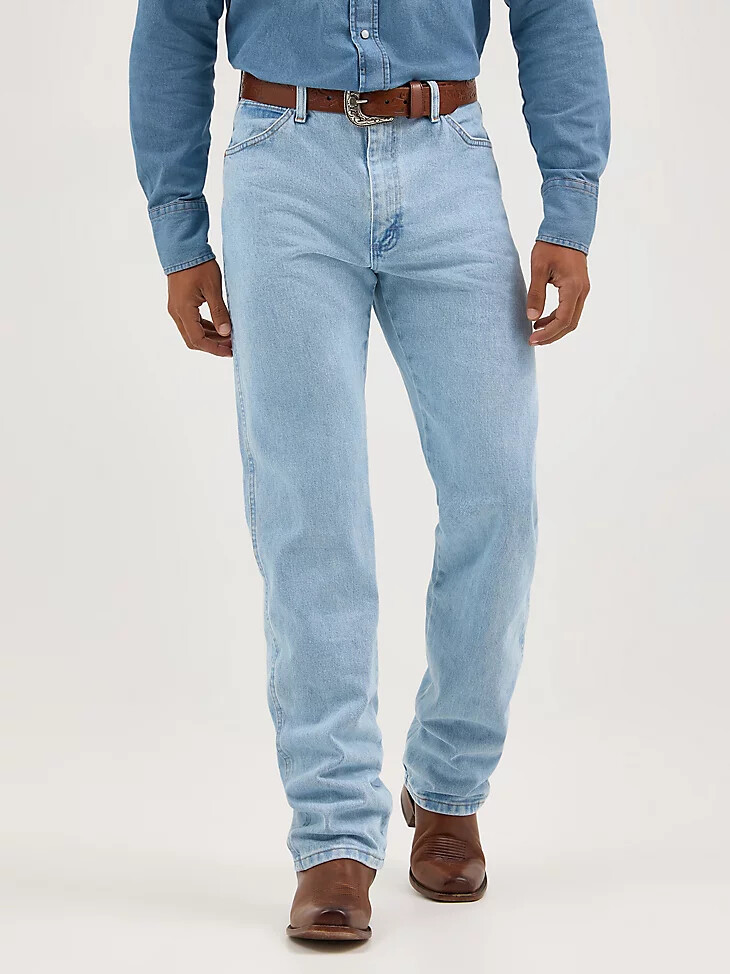 wrangler cowboy cut original fit jeans bleach
