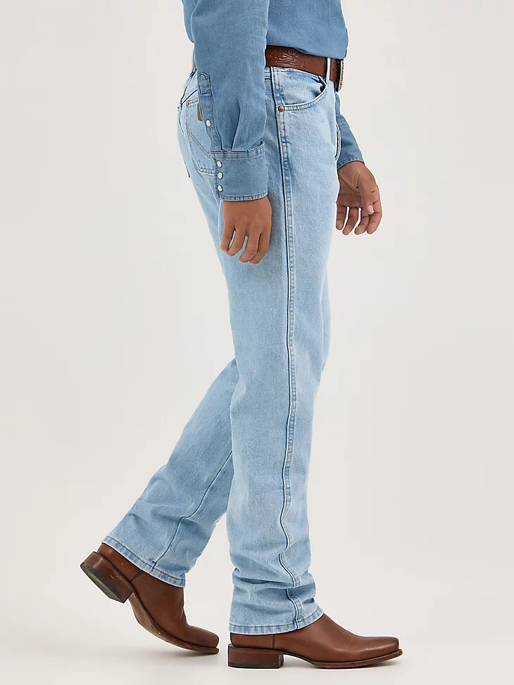 wrangler cowboy cut original fit jeans bleach