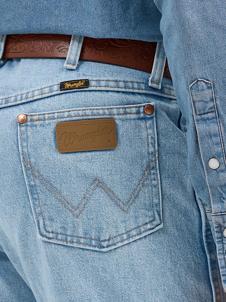 wrangler cowboy cut original fit jeans bleach