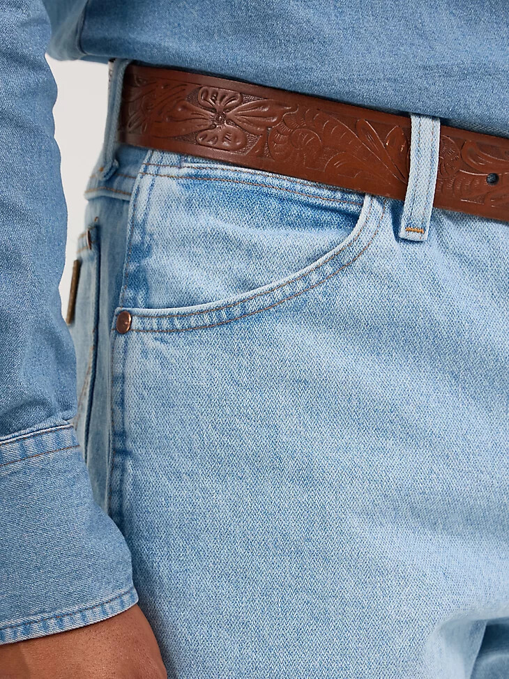 wrangler cowboy cut original fit jeans bleach