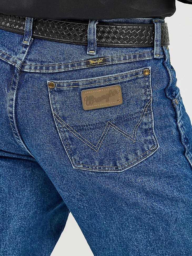 george strait cowboy cut relaxed fit jeans schwerer stone denim