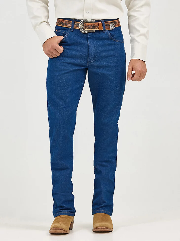 wrangler cowboy cut relaxed fit jeans vorgewaschenes indigo
