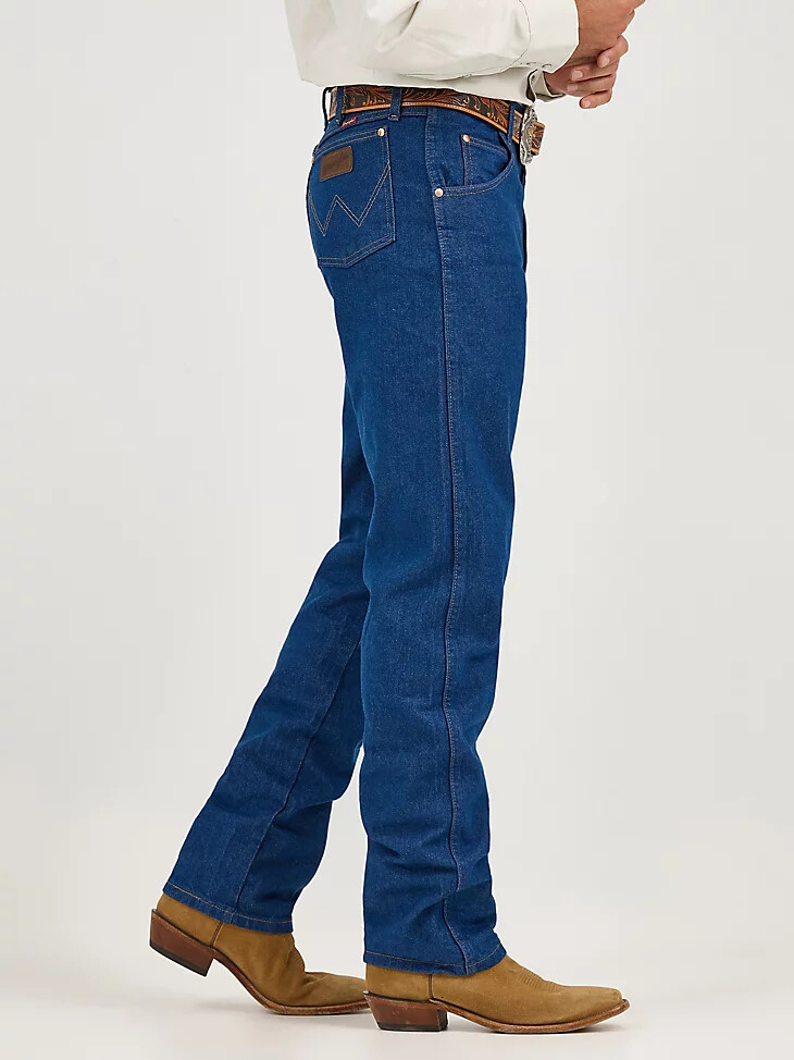 wrangler cowboy cut relaxed fit jeans vorgewaschenes indigo